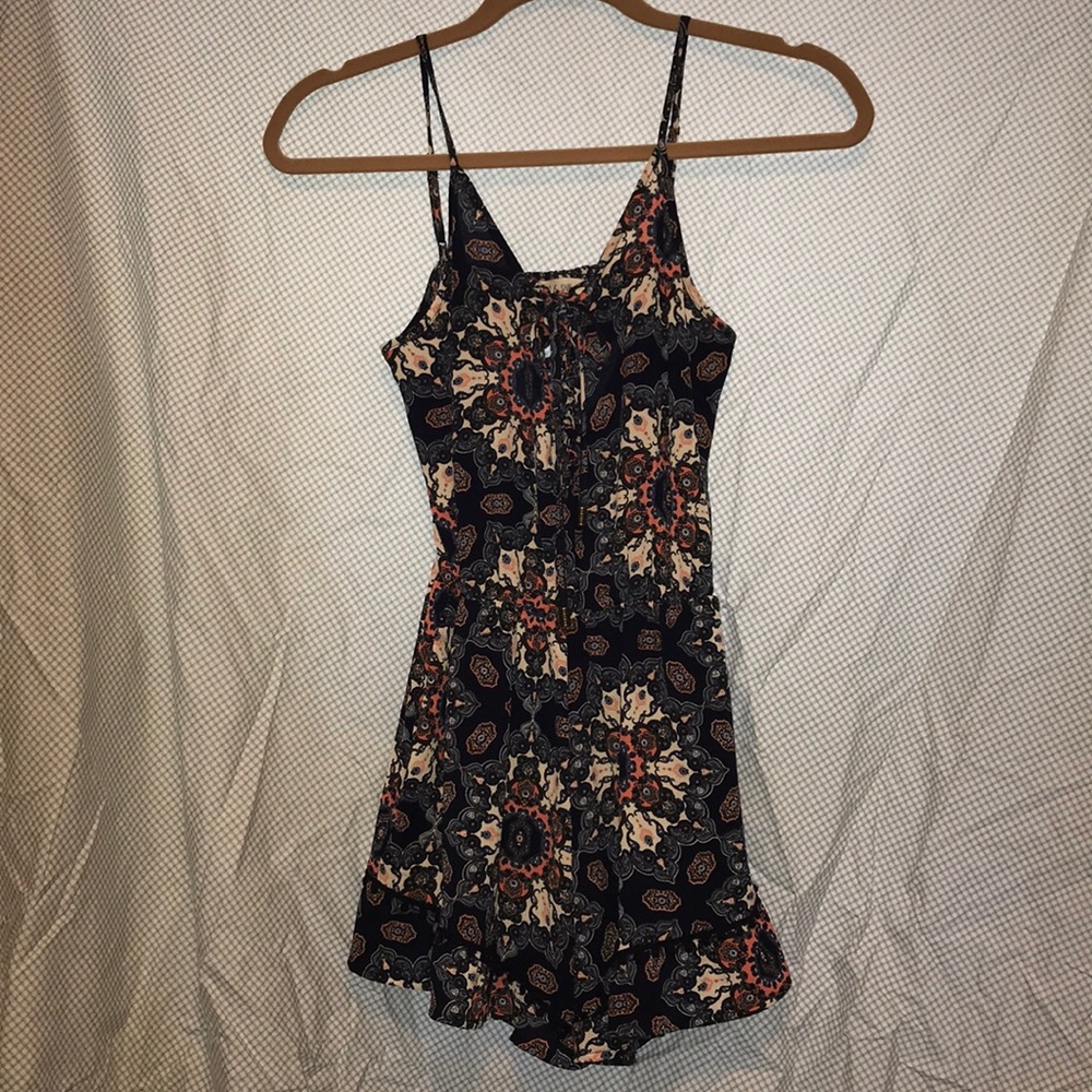 Navy blue romper